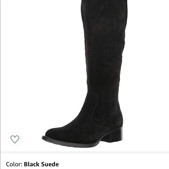 NEW BORN LEATHER black over the knee boots Size 8 - Picture 14 of 14